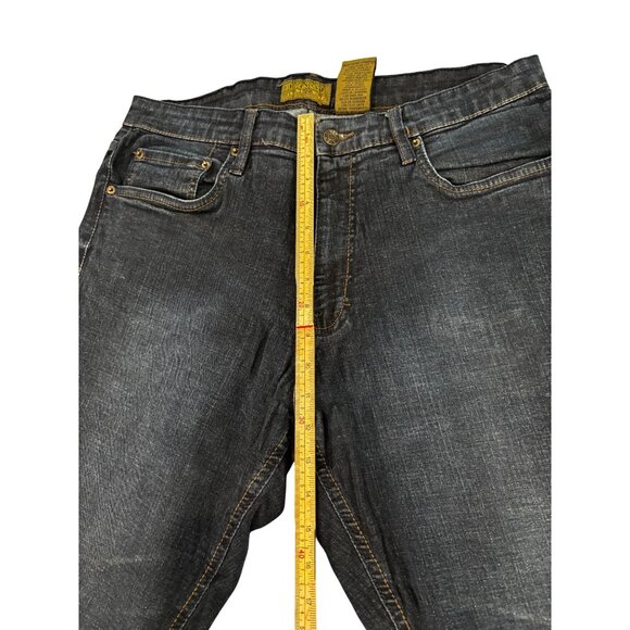 Urban Star Mens Straight Leg Dark Wash Jeans 36x32 - Picture 9 of 10